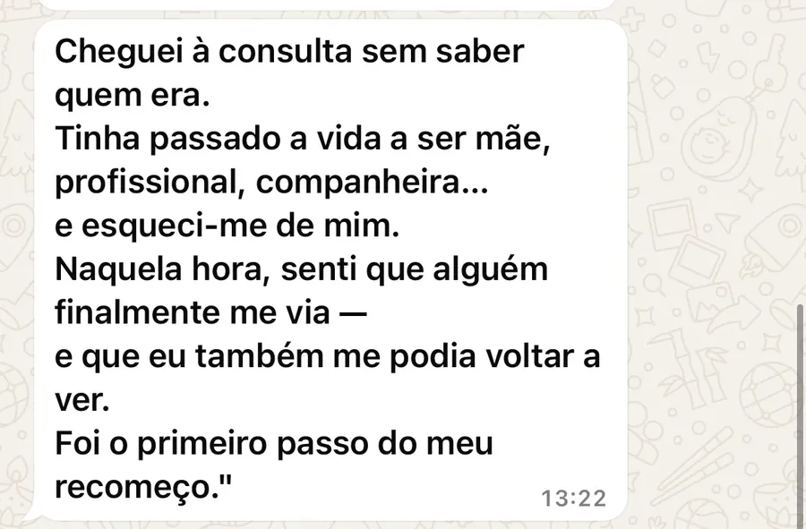 Depoimento: Foi o primeiro passo do meu recomeço.